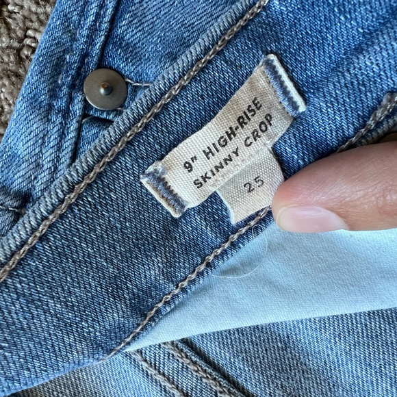 Madewell 9 in high rise skinny crop size 25 EUC - Picture 9 of 9